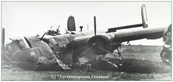 B-24H - #42-7650 at crash location -
copyright: Verzetsmuseum Friesland - beeldnr. 120673
