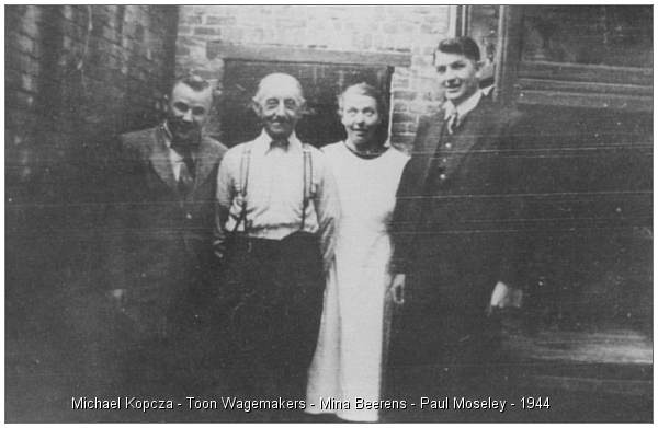 Kopcza and Moseley with helpers Toon Wagemakers and Mina Beerens