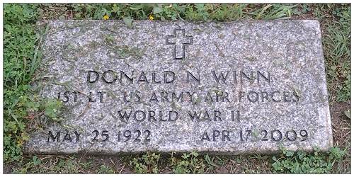 1st Lt. Donald Naylor Winn - headstone
