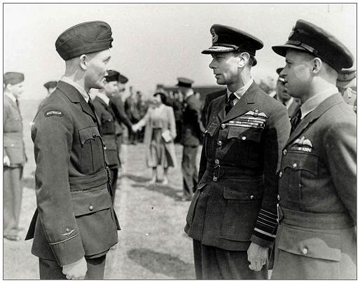 27 May 1943 - Scampton - Les Knight, The King and Guy Gibson