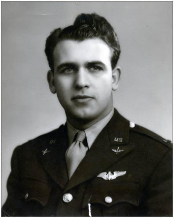 O-732613 - 2nd Lt. - Bombardier - Anthony Louis Destro .... original b/w