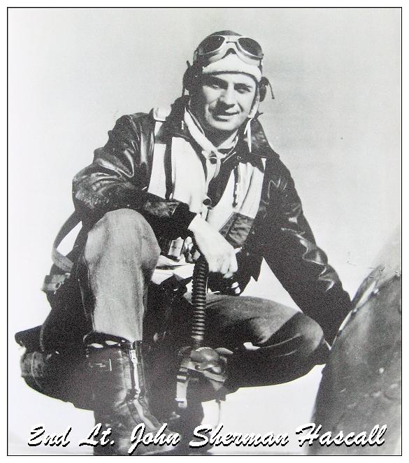 O-746103 - 2nd Lt. John Sherman Hascall -
 image via his sister Nancy - Mrs. Nancy Krohn née Hascall - 16 Aug 2007 