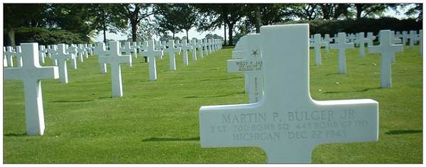 2nd Lt. Martin Patrick Bulger Jr. - Memorial Margraten - P-8-9