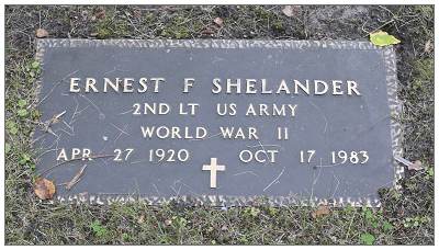 Headstone - 17026590 - O-747144 - 2nd Lt. - Navigator - Ernest F. Shelander - 1920 - 1983 by JT