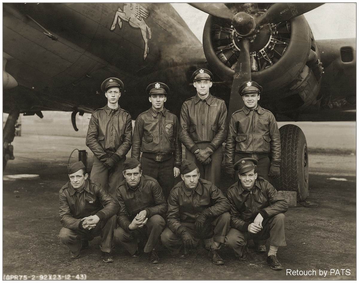 Crew - Capt. McLaughlin - 23 Dec 1943, England