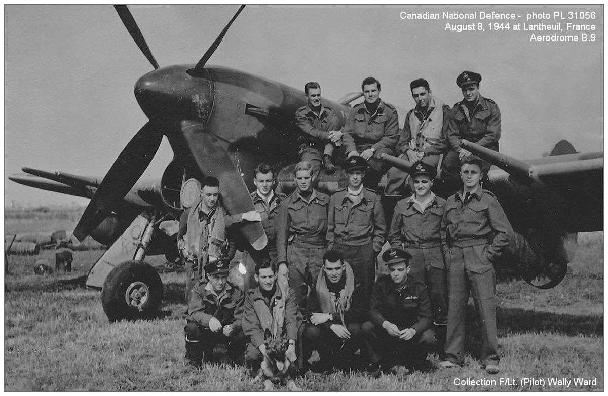 440 Squadron - 04 Aug 1944 - CND Photo PL 31056 - Collection - F/Lt. (Pilot) Wally Ward - via Bill Eull