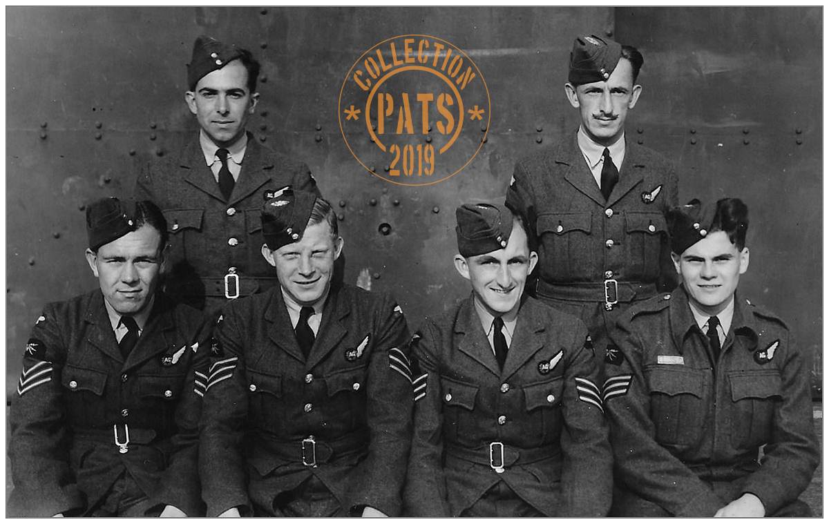 Sgt. Herbert Charles Ellis - bottom right - Air Gunners group photo