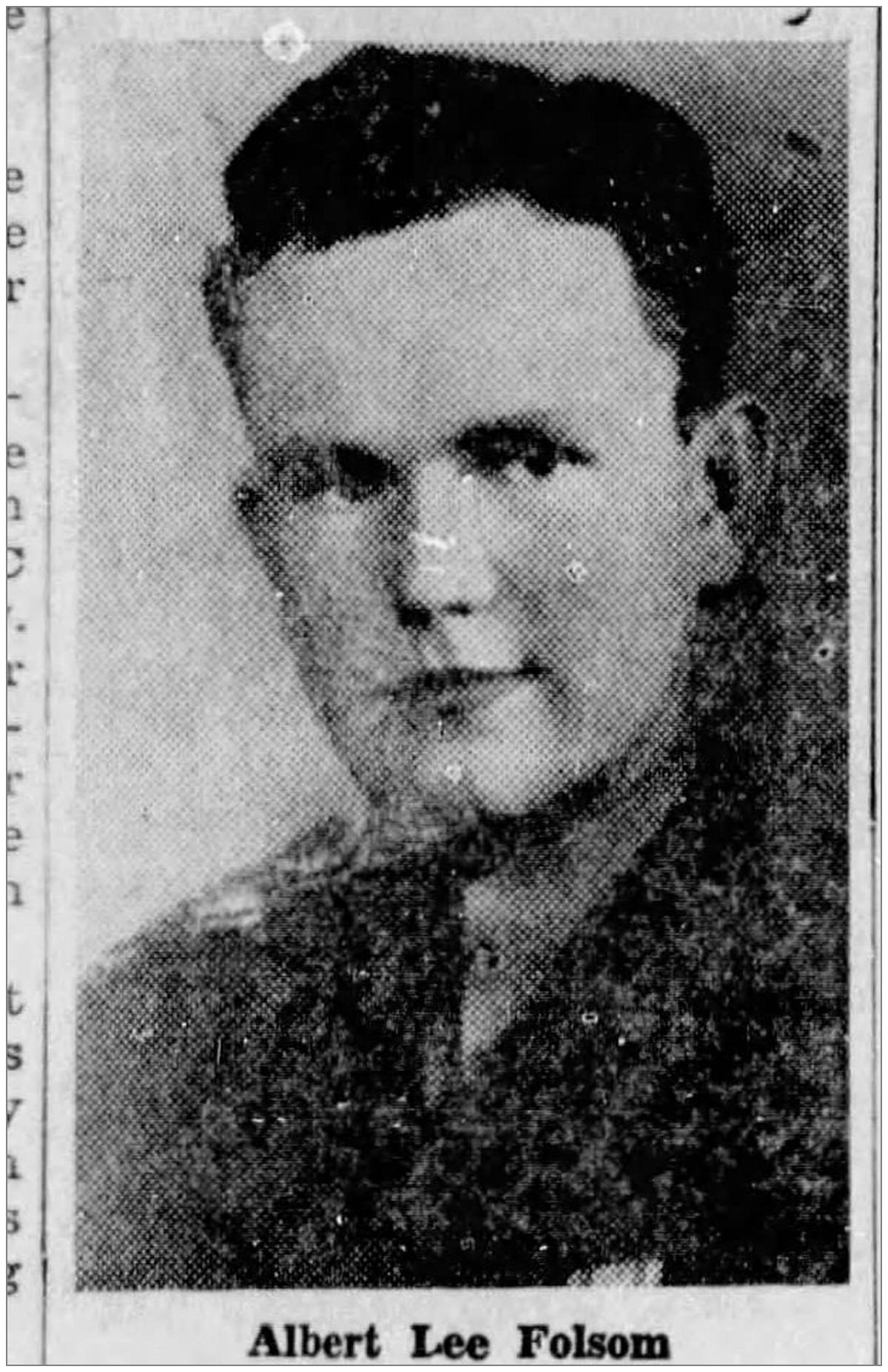 M/Sgt. Albert Lee Folsom