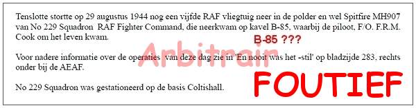 Arbitrair document - Zwanenburg - Kavelnummer arbitrair