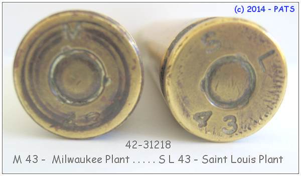 B-17G - #42-31218 - relics - headstamp .50 caliber