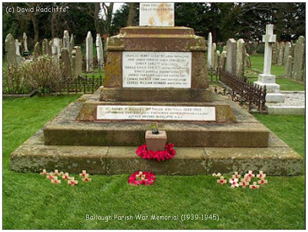 Ballaugh Parish - War Memorial 1939-1945