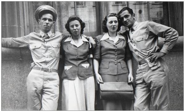 Bogan, Clara, Margaret and Hi - 1942, USA
