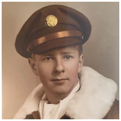 31423442 - Sgt. - Right Waist Gunner - Carl Gustaf 'Gus' Stenberg - Gloucester, MA - Age 18 - POW