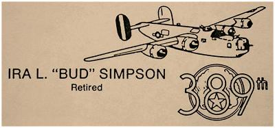 Card -  Ira L. 'Bud' Simpson