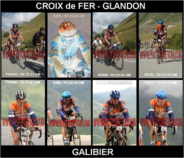 Times - Croix de Fer - Glandon - Galibier