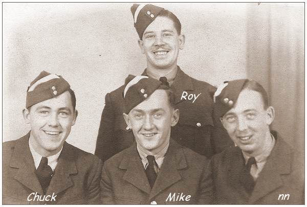 l-r: Chuck, Mike, Roy and unknown - during Training