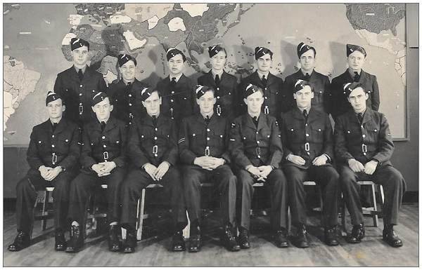 Group photo with Cook and Dowling - graduating class in Montreal, Quebec