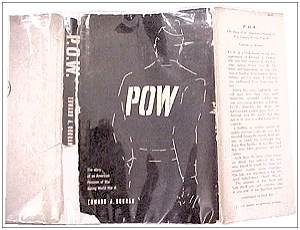 Dust jacket P.O.W. - book by Edward A. Dobran