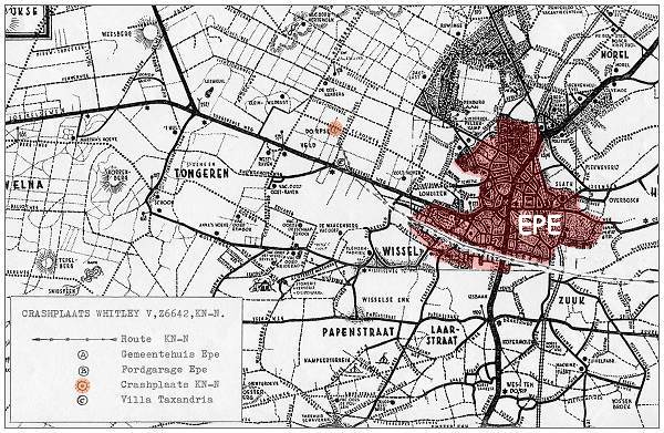 Crash location Whitley Z6642 KN-N - Intersection Schotweg/Dorperveldweg, Epe