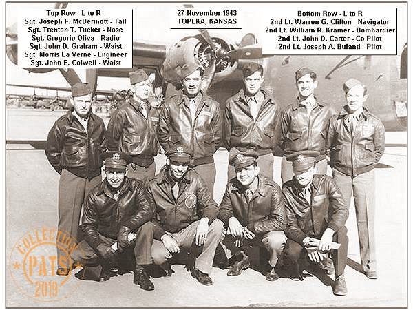 Crew Buland - 27 Nov 1943 - Topeka, Kansas