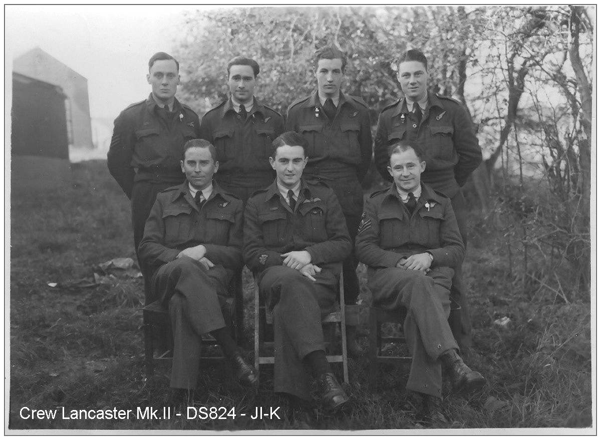 Crew - DS824 - JI-K - courtesy Peter Thomas (nephew of Wilbur H. Chapman)