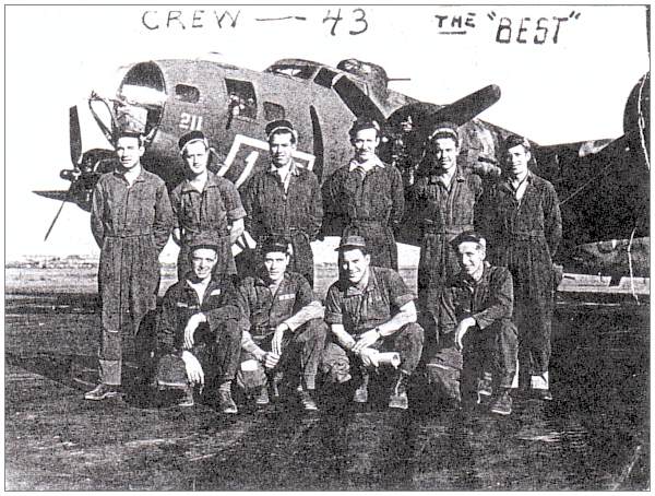 Crew #43 - the 'BEST' - at Geiger Air Force Base, Spokane, WA - 1943