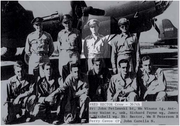 Crew Fred J. Rector - with Co-Pilot Perry Cavos