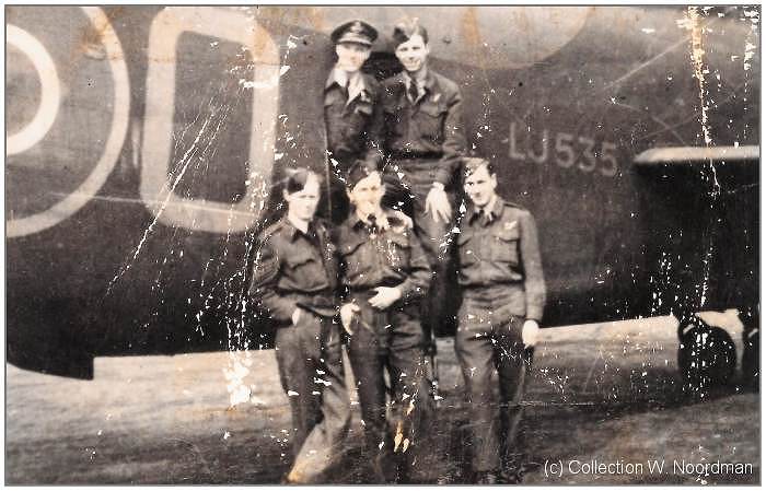 Part of crew Rennie - probably summer 1944 - with Short S.29 Stirling III/IV LJ535