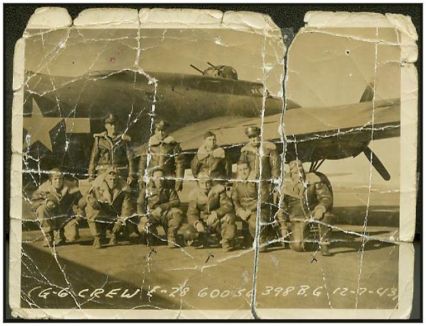 Crew Vickers - 600th BS 398th BG - 07 Dec 1943 - South Dakota