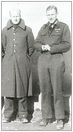 David Osborne with John Smith - while in POW Camp