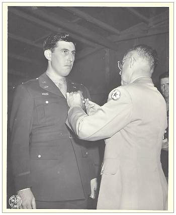 2nd Lt. Frank M. Deason - presentation of THE AIR MEDAL