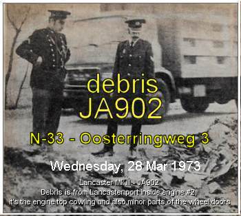 N-33 - Debris found - March 1973 . . . . . It's from JA902 - info PATS - 08 Nov 2018