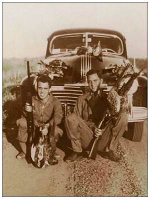 Lt. Destro (left) and Lt. Bevins (right) - 1943 - Sioux City, IA