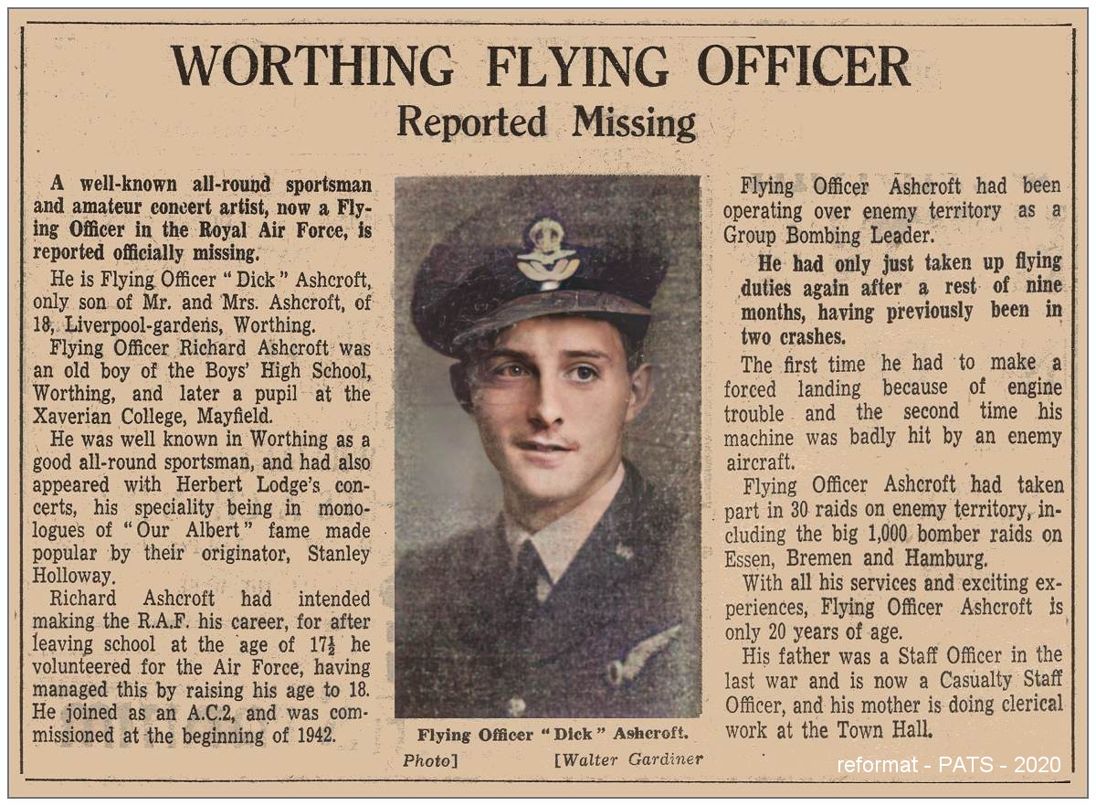 WORTHING FLYING OFFICER - Reported Missing - WSG - page 5 - 07 Apr 1943