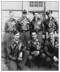 S/Sgt. Fred B. Hern with six of 'DogBreath's crew members