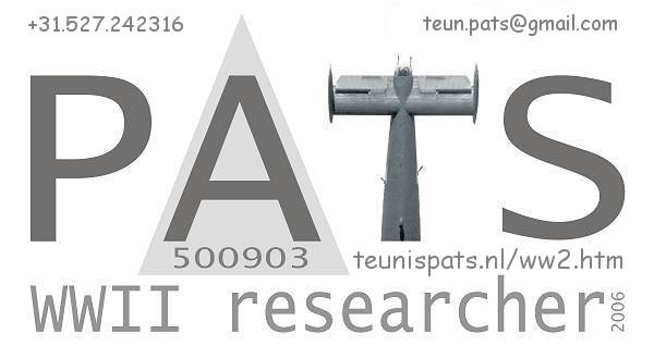 PATS - WWII researcher since 2006 - SGLO Member since Apr 2007