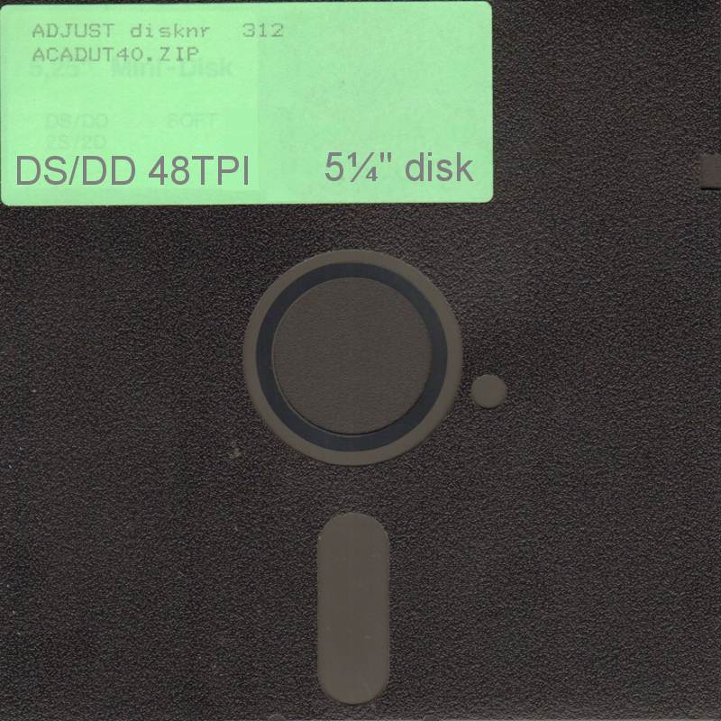 FLOPPY 5¼ inch - drive A