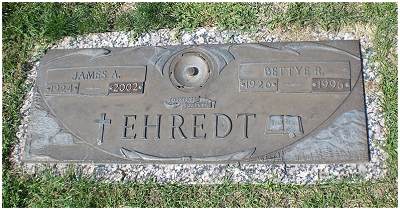Headstone - James A. and Bettye R. Ehredt, Thornton, CO