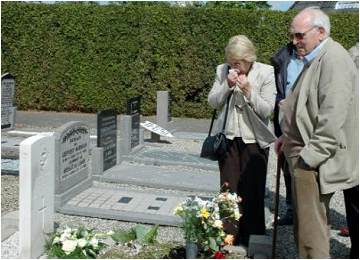 Eileen D. and Donald A. Race - cemetery Vollenhove - May 2007
