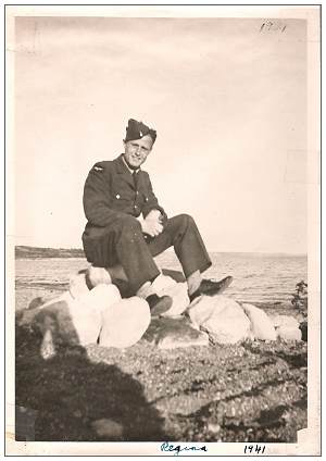 P/O. - Emerson Harvey Kieswetter - RCAF - Regina 1941, Canada