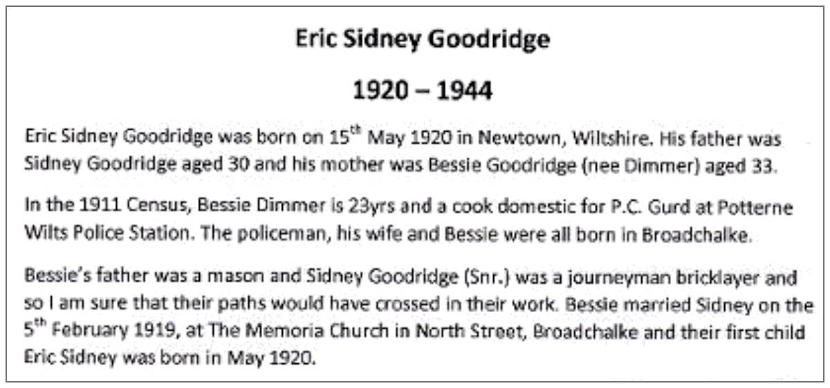 Eric Sidney Goodridge