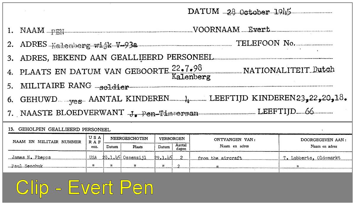 Evert Pen - Questionnaire/Vragenlijst - page 1 - 2