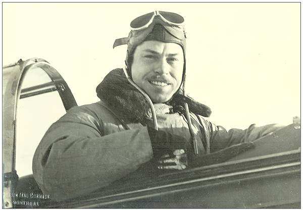 F/Lt. Kingsley Ewart Brown while training Commonwealth pilots