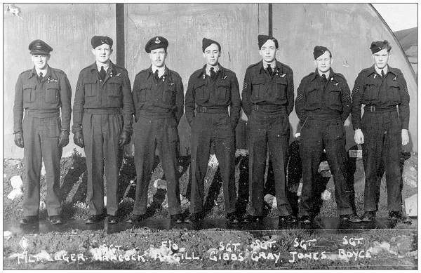 F/Lt. Luger and crew - January 1945
