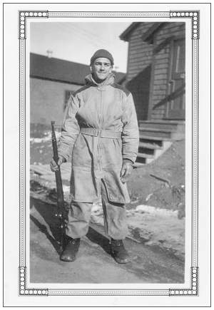 F/O. Gordon Bentley Pronger - in training camp - 1942