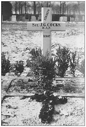 Grave - Sgt. - Observer - John Gilbert Cocks - RAFVR - late 40's, Willemsoord
