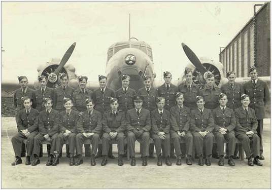 Group with Sgt. Cecil Joseph Purcell - front row - 5th from left