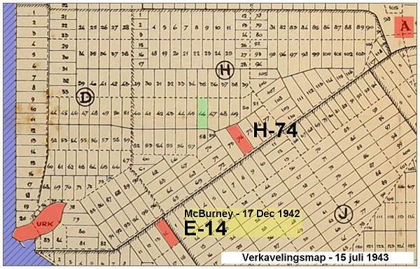 15 Jul 1943 - comparison with map of 1946/1947