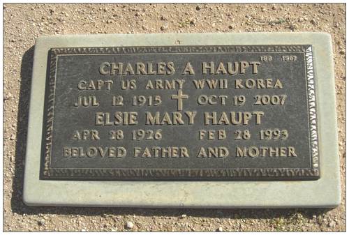 Charles A. Haupt and Elsie Mary Haupt