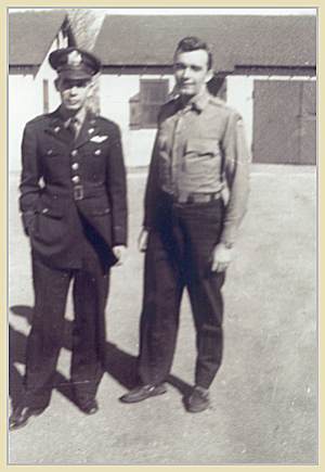 Pilot Smith (right) with Navigator Hawkins, Dalhart, TX